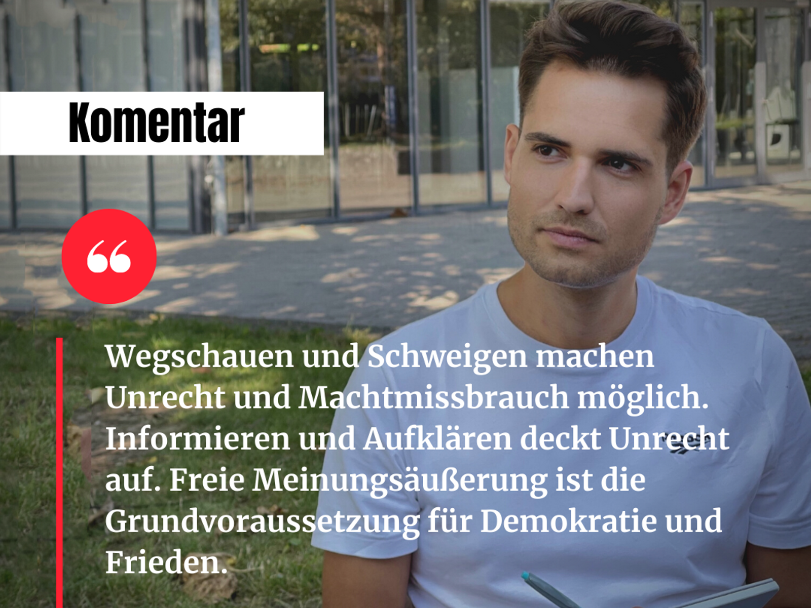 Kommentar: Desinformation und Propaganda ist ein Verbrechen 